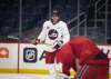 JESSICA LEE / WINNIPEG FREE PRESS
Winnipeg Jets captain Blake Wheeler, yet to score this season, missed games owing to COVID-19 and has been slow to rediscover his touch around the net.