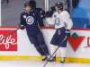 MIKE DEAL / WINNIPEG FREE PRESS FILES
Centermen Pierre-Luc Dubois, left, and Mark Scheifele help make the Jets well provisioned down the middle.
