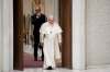 Pope Francis arrives in the Paul VI Hall for his weekly general audience at the Vatican, Wednesday, Nov. 24. (AP Photo/Andrew Medichini)