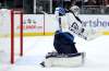 Jets goalie Connor Hellebuyck says teams that are successful in the playoffs start asserting themselves at this time of the season. (Trevor Hagan / Winnipeg Free Press files)
