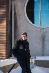 MIKAELA MACKENZIE / WINNIPEG FREE PRESS
Rabbi Allan Finkel in front of Temple Shalom in Winnipeg on Wednesday.