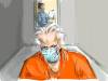 Canadian fashion mogul Peter Nygard is shown in this courtroom sketch in Toronto on Thursday Jan. 6, 2022. THE CANADIAN PRESS FILES/Alexandra Newbould