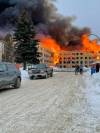 SHERI KENNEDY / SUPPLIED
Eyewitness photos show the construction project as the fire spread to two nearby condo buildings and a car garage.