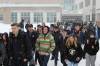 Jordan Ross / The Carillon
While students protested against provincial COVID mandates on Thursday, some school staff say they were confronted with “belligerent behaviours” by both adults and students.