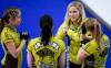 Team Manitoba skip Jennifer Jones, second right, speaks with her team as they play Team Saskatchewan at the Scotties Tournament of Hearts in Calgary in 2021. Jones and her teammates announced Monday that they will be parting ways at the end of the current curling season. THE CANADIAN PRESS FILES/Jeff McIntosh