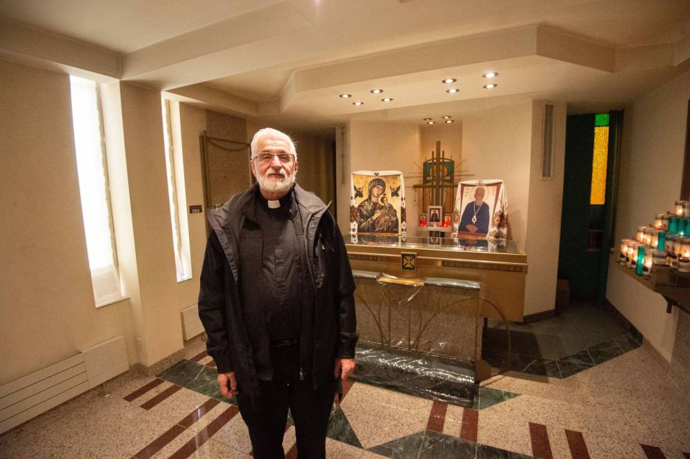 Mike Sudoma / Winnipeg Free Press
Rev. John Sianchuk fears Velychkovsky’s shrine and story may also become a cautionary tale for the future.