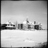 La Société historique de Saint-Boniface
Cross Lake residential school outbuildings and church in 1947.