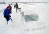 WAYNE GLOWACKI / WINNIPEG FREE PRESS FILES
Blizzard of 1997. TransCanada Highway travellers had their work cut out for them.