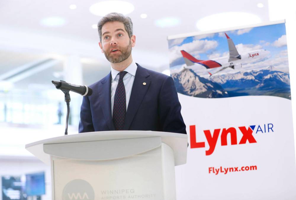 RUTH BONNEVILLE / WINNIPEG FREE PRESS
Nick Hays, CEO of Winnipeg Airports Authority, says the city will see ‘more options going forward.’