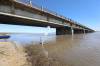 The floodway near St. Mary’s Road, south of Winnipeg, is full of water. RUTH BONNEVILLE / WINNIPEG FREE PRESS