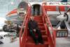 Robert W. Arnold, a volunteer at the Royal Aviation Museum of Western Canada since 1976, with the Vickers Viscount, the largest of the 90 aircraft in the museum collection at its new location opening May 19. (Jessica Lee / Winnipeg Free Press)