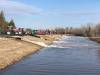 The Town of Arborg and municipality of Bifrost-Riverton had 10 pumps working all night to reduce the threat of floodwater to the town. (Supplied / North-East Interlake Emergency Measures board)