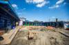 The construction site of Astum Api Niikinaahk. Organizers had hoped the construction would wrap up in November but a tough, long winter and supply-chain issues delayed that. (MIKAELA MACKENZIE / WINNIPEG FREE PRESS)