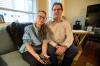 Daniel Crump / Winnipeg Free Press.
Karen Kirk and husband Peter Ogrodnik in their west end home. Their landline telephone service was malfunctioning for more than a week and even dialled 911 several times, unbeknownst to them, leading to a late night visit from police Friday night.