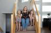 Samantha Kuzyk is not sending her Grade 3 twins, Aubrey (left) and Peyton back to École Margaret-Underhill until she is confident about their physical and emotional well-being. (Jessica Lee / Winnipeg Free Press)