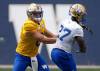 JOHN WOODS / WINNIPEG FREE PRESS
Winnipeg Blue Bombers’ Johnny Augustine rushed for 81 yards and a touchdown against Edmonton in 2018, earning a spot on the team where he’s been a fixture ever since.