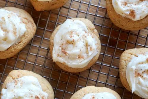 Eva Wasney photo
These light and fluffy cookies include eggnog in the batter and the icing.