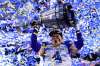 Frank Gunn / The Canadian Press
Winnipeg Blue Bombers linebacker Adam Bighill celebrates winning the 107th Grey Cup against the Hamilton Tiger-Cats in Calgary on Sunday.