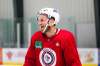 Daniel Crump / Winnipeg Free Press
Anthony Bitetto is all smiles during a recent Winnipeg Jets practice.