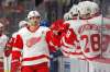 (AP Photo/Paul Sancya)
St. Andrews, Manitoba's Darren Helm, left, is in his 13th season with the Detroit Red Wings.