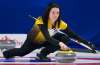 THE CANADIAN PRESS/Jonathan Hayward
Team Manitoba skip, Kerri Einarson makes a shot during draw 6 against team Northern Ontario at the Scotties Tournament of Hearts in Moose Jaw, Sask., Monday.