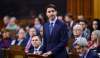 Sean Kilpatrick / The Canadian Press
Prime Minister Justin Trudeau delivers a statement in the House of Commons on Feb. 18 regarding infrastructure disruptions caused by blockades across the country.