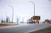 MIKAELA MACKENZIE / WINNIPEG FREE PRESS
A sign instructs returning travellers at the Emerson border crossing.