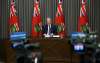 Premier Brian Pallister speaks during his media conference in the Manitoba legislative building on Wednesday announcing his plan to start easing restrictions on businesses during the COVID-19 pandemic. (Winnipeg Free Press)