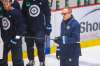 MIKAELA MACKENZIE / WINNIPEG FREE PRESS
Winnipeg Jets coach Paul Maurice says the team will be playing more scrimmages. The team has been engaging in running puck retrievals, breakouts and odd-man rushes.