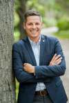 Mike Sudoma / Winnipeg Free Press Files
Mayor Brian Bowman in Stephen Juba Park last September when he launced an initiative to plant one million trees in the next twenty years in Winnipeg.