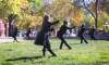 RUTH BONNEVILLE / WINNIPEG FREE PRESS

Dancers rehearse Landscape Dancing in Old Market Square to prepare for their Culture Days performance at St. Boniface Hospital.