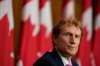 Minister of Indigenous Services Marc Miller after participating in an emergency meeting on eliminating racism in the health care system, in Ottawa, Friday. THE CANADIAN PRESS/Justin Tang