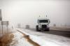 Westbound traffic battles blustery winds and blowing snow along the Trans-Canada Highway in 2020. (Matt Goerzen/The Brandon Sun files)