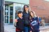 MIKAELA MACKENZIE / WINNIPEG FREE PRESS
Though Sara Robert and her kids, Drew (left) and Elodie, will miss the River Heights Library, they&rsquo;re looking forward to visiting the new Bill and Helen Norrie branch at 15 Poseidon Bay.