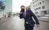 WINNIPEG FREE PRESS FILES
Patrol Sgt. Sean Cassidy crosses Kennedy Street after leaving the side doors of the Law Courts Building where he is on trial for assault.