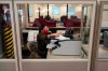 A county election worker scans ballots at a tabulating area at the Clark County Election Department, Wednesday, Nov. 4, 2020, in Las Vegas. (AP Photo/John Locher)