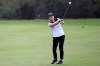 Annika Sorenstam, of Sweden, watches after hitting from the 14th fairway during the first round of the PNC Championship golf tournament, Saturday, Dec. 19, 2020, in Orlando, Fla. Sorenstam is thinking of returning to limited competition next year in the U.S. Senior Women's Open. (AP Photo/Phelan M. Ebenhack)