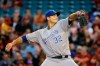 FILE - In this April 27, 2016, file photo, Kansas City Royals pitcher Chris Young throws to a Los Angeles Angels batter during the first inning of a baseball game in Anaheim, Calif. Young will replace Joe Torre as the person at the commissioner's office who decides suspensions and fines for on-field matters, such as intentionally hitting batters, charging the mound and fights. (AP Photo/Jae C. Hong, File)