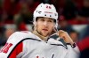 FILE - In this Jan. 3, 2020, file photo, Washington Capitals' Brendan Leipsic (28) prepares for a face-off against the Carolina Hurricanes during the first period of an NHL hockey game in Raleigh, N.C. The Washington Capitals have placed Brendan Leipsic on unconditional waivers to terminate his contract after he made disparaging comments about women and teammates in a private social media chat. (AP Photo/Karl B DeBlaker)