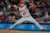 FILE - In this Wednesday, Sept. 18, 2019 file photo, Los Angeles Angels' Hansel Robles throws during the ninth inning of the team's baseball game against the New York Yankees in New York. The Minnesota Twins have signed right-handed reliever Hansel Robles to a $2 million, one-year deal. The Twins announced the signing Tuesday, Dec. 29, 2020. (AP Photo/Frank Franklin II, File)