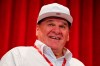FILE - In this June 17, 2017, file photo, former Cincinnati Reds player Pete Rose attends a news conference during his statue dedication ceremonies before a baseball game between the Reds and the Los Angeles Dodgers in Cincinnati. Rose once again asked Major League Baseball to end his lifetime ban, saying the penalty is unfair compared with discipline for steroids use and electronic sign stealing. Rose's lawyers submitted the application Wednesday, Feb. 5, 2020, to baseball Commissioner Rob Manfred, who in December 2015 denied the previous request by the career hits leader. (AP Photo/John Minchillo, File)