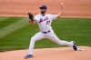 New York Mets starting pitcher David Peterson throws during the first inning of a baseball game against the Washington Nationals at Citi Field, Thursday, Aug. 13, 2020, in New York. (AP Photo/Seth Wenig)
