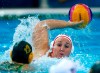 FILE - In this Aug. 7, 2012, file photo, Melissa Seidemann, right, of the United States looks to pass against Nicola Zagame of Australia during a women's semifinal water polo match at the 2012 Summer Olympics in London. The U.S. women's water polo team got a big lift when Seidemann decided to go for a third straight gold medal at the Tokyo Olympics. (AP Photo/Julio Cortez, File)
