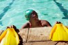Donata Katai is seen during a swimming practice session in Harare, Zimbabwe, Saturday, July 10, 2021. The southern African nation is sending the black swimmer to the Olympics, the first from her country to the Games. Seventeen-year-old Katai won African youth titles and broke youth records once held by two-time Olympic champion Kirsty Coventry, who is not only Zimbabwe's most successful swimmer but also Africa's most decorated Olympian. (AP Photo/Tsvangirayi Mukwazhi)