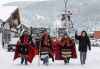 THE CANADIAN PRESS/Jason Franson
Wet'suwet'en Hereditary Chiefs who oppose the Costal Gaslink pipeline take part in a rally in Smithers B.C., in January.