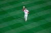 Philadelphia Phillie's center fielder Adam Haseley catches a fly ball during the fifth inning of a baseball game, Saturday, Sept. 19, 2020, in Philadelphia. (AP Photo/Laurence Kesterson)
