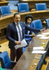 MIKE DEAL / WINNIPEG FREE PRESS
NDP Leader Wab Kinew addresses the speaker during question period in the legislative chamber Wednesday.