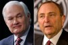 CP
FILE - At left, in a 2015 file photo, is NHL Players Association executive director Donald Fehr. At right, in a 2018 file photo, is NHL commissioner Gary Bettman. No news getting out seems to be good news as the NHL and NHL Players’ Association discuss a potential extension of the collective bargaining agreement. With the players’ Sept. 15 deadline to decide whether to reopen the CBA fast-approaching, dialogue between the two sides continues to be cordial, professional and constructive _ a drastic change from previous labor talks in a sport that has become known for periodic work stoppages. (AP Photo/File)