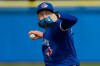 Toronto Blue Jays' Nate Pearson delivers a pitch during live batting practice at a spring training baseball workout Friday, Feb. 21, 2020, in Dunedin, Fla. The Blue Jays will have plenty of young talent with them when they open summer training camp at Rogers Centre on Monday. THE CANADIAN PRESS/AP, Frank Franklin II