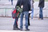 A boy hugs his father as he waits to be called to enter the schoolyard the Marie-Derome School in Saint-Jean-sur-Richelieu, Que. on Monday, May 11, 2020. Plans are being made across the country for how to safely send students back to school in the fall as the COVID-19 pandemic continues. THE CANADIAN PRESS/Paul Chiasson